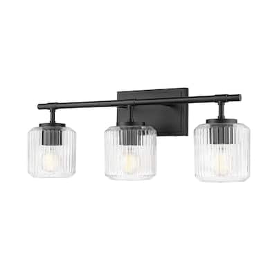 Z-Lite Landon 3 Light Vanity - Matte Black
