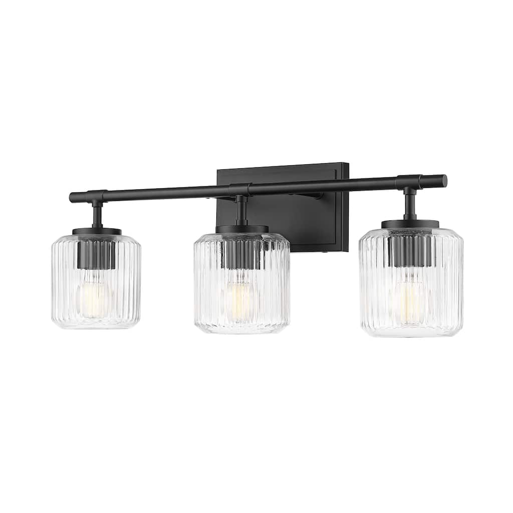 Z-Lite Landon 3 Light Vanity - Matte Black