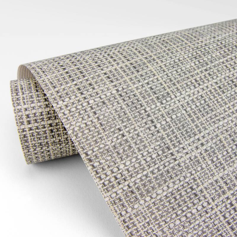 A-Street Prints Y Knot Slate Geometric Texture Wallpaper