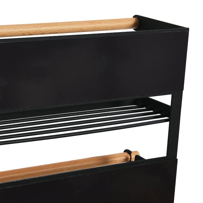 Household Essentials Metal Magnetic Organizer Rack