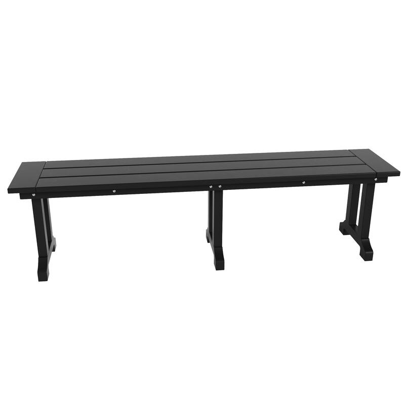 Laguna Hdpe All Weather Outdoor Patio 65" Bench