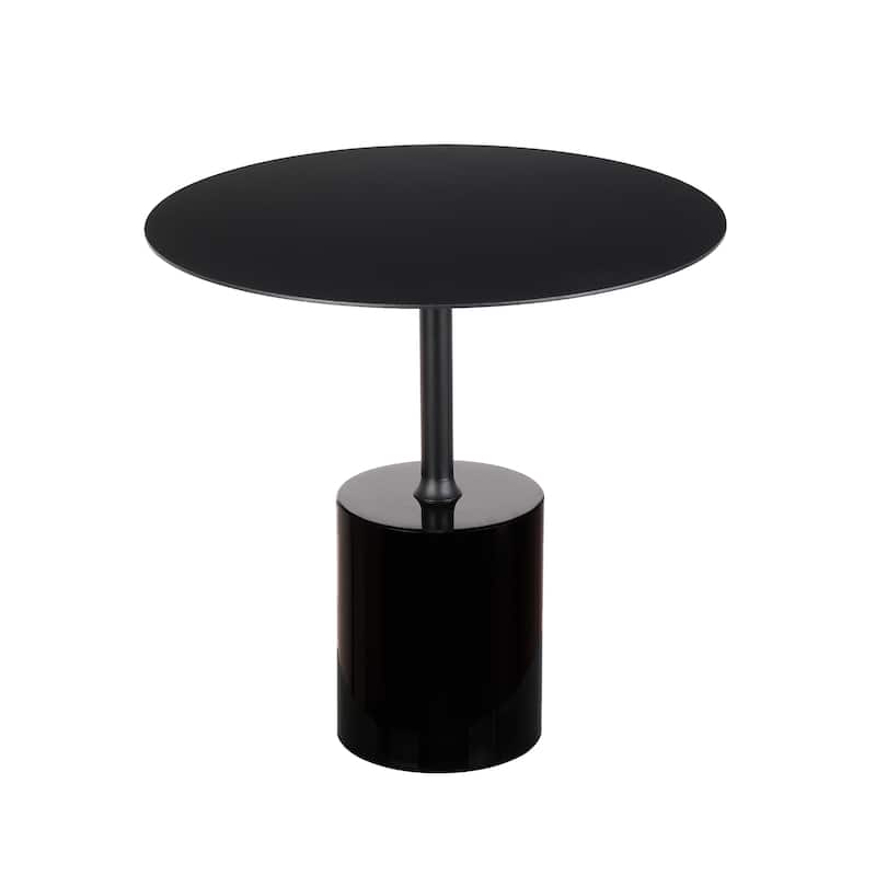 Stylish Marble Based Steel Side Table