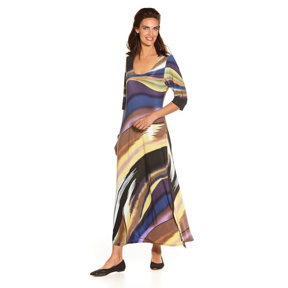women's dresses 3 4 length sleeves