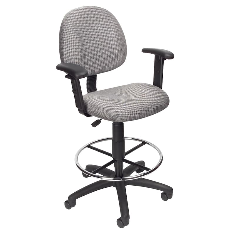 Boss Contoured Comfort Drafting Chair with Arms