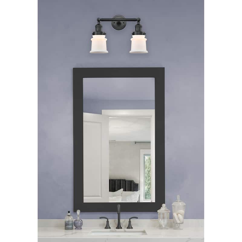 Innovations Lighting Small Canton 2 Light 25" Wide Bathroom Vanity