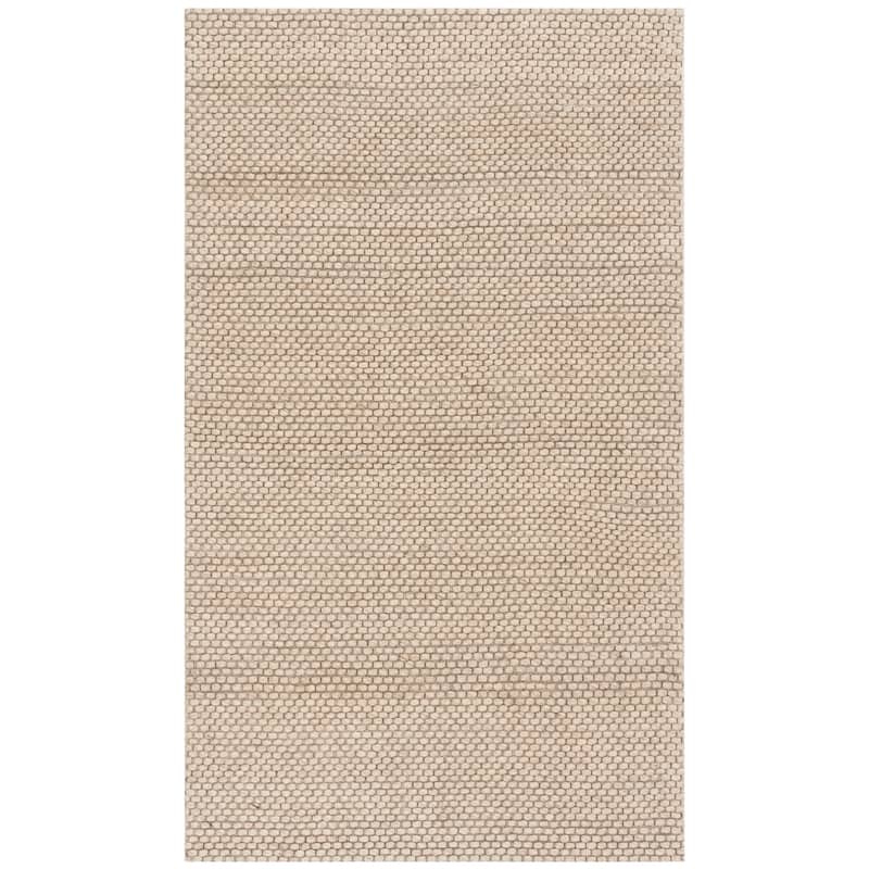 SAFAVIEH Handmade Natura Refiqe Wool Rug - 2' x 3' - Beige - Rectangle