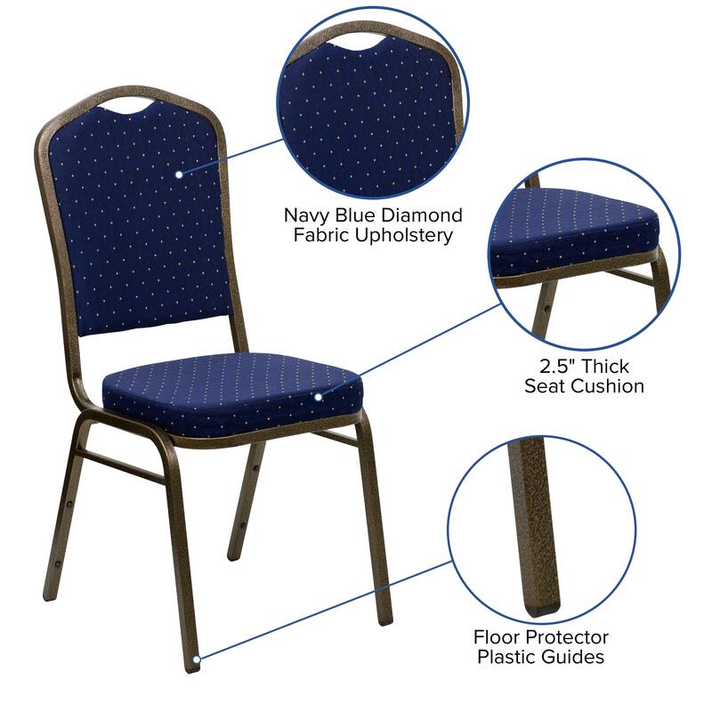 Crown Back Stacking Banquet Chair