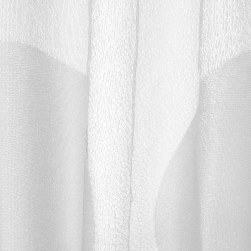 Grey Circle Lace Shower Curtain