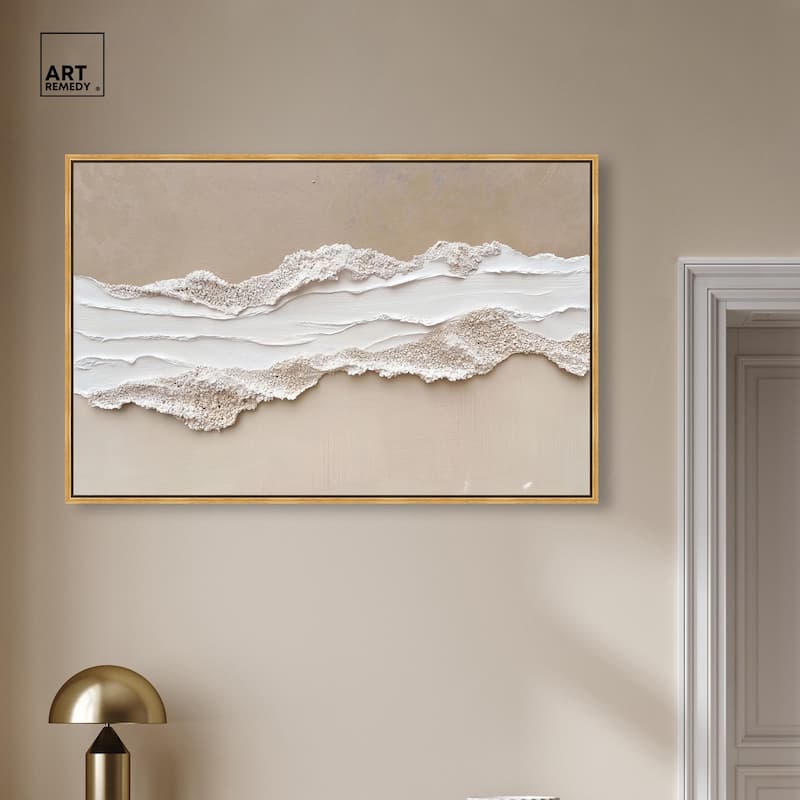 Textured Sea I Canvas by Art Remedy