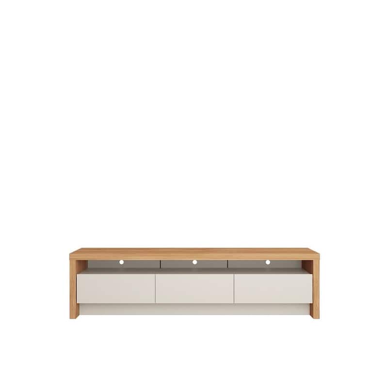 Manhattan Comfort Sylvan 70.86 In. Storage Media Cabinet Console