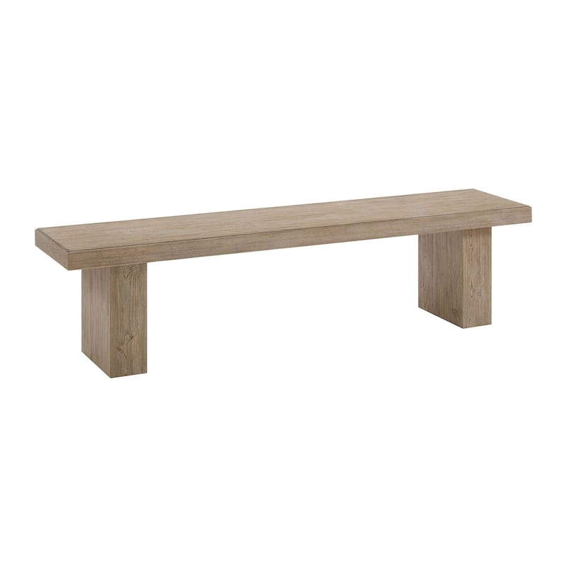 Nash Solid Spruce Bench, Weathered Sand