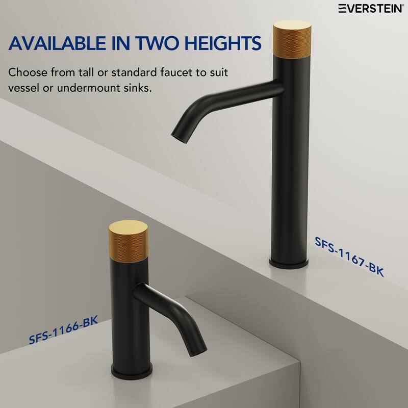 Modern Single Hole Bathroom Faucet,Deck Mount Sink Faucet