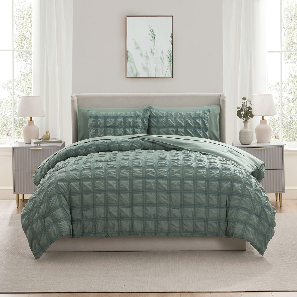 Empyrean Modern Comforter Seer Sucker
