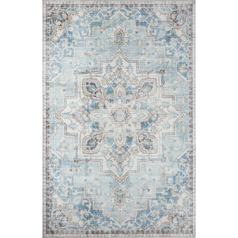 Momeni Afshar Polyester Medallion Area Rug