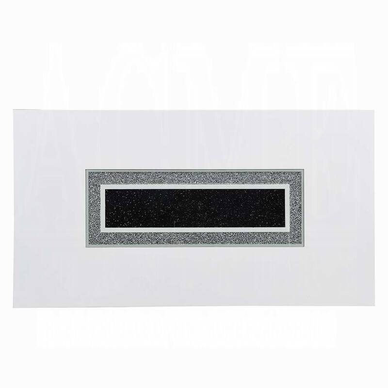 Zav Dining Table, 79 Inch Rectangular Top, White Gray Pedestal Base - Gray, White, Silver, Black