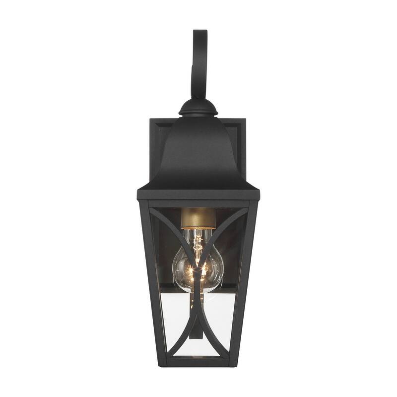 The Great Outdoors 73351 Cardigan 15" Tall Outdoor Wall Sconce with