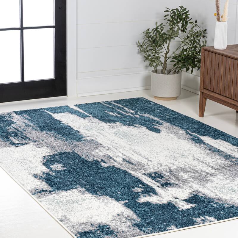 JONATHAN Y Sloane Contemporary Bohemian Abstract Marble Area Rug