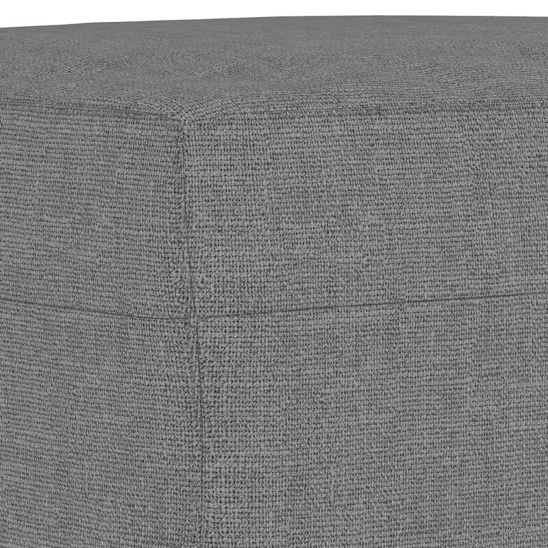vidaXL Bench Upholstered Ottoman Bench with Padded Seat for Bedroom Fabric