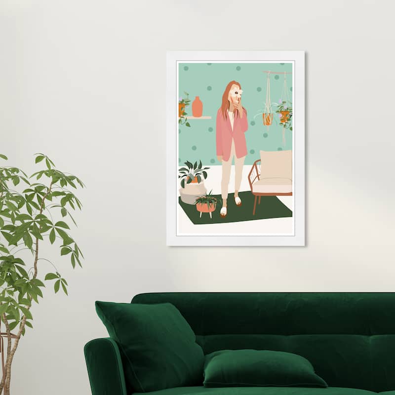 Wynwood Studio Prints Fashion and Glam Home Chill Green and Tropical Wall Art Canvas Print - White