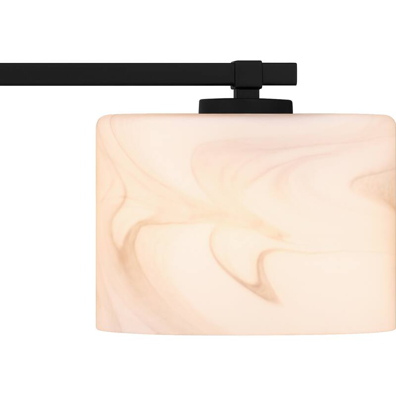 Mather 4-Light Matte Black Bath Light