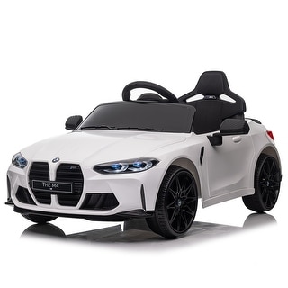BMW M4 12V Ride On Toy Car with Remote Control MP3 Bluetooth and LED Lights for Ages 3 8 Bed Bath Beyond 41937960