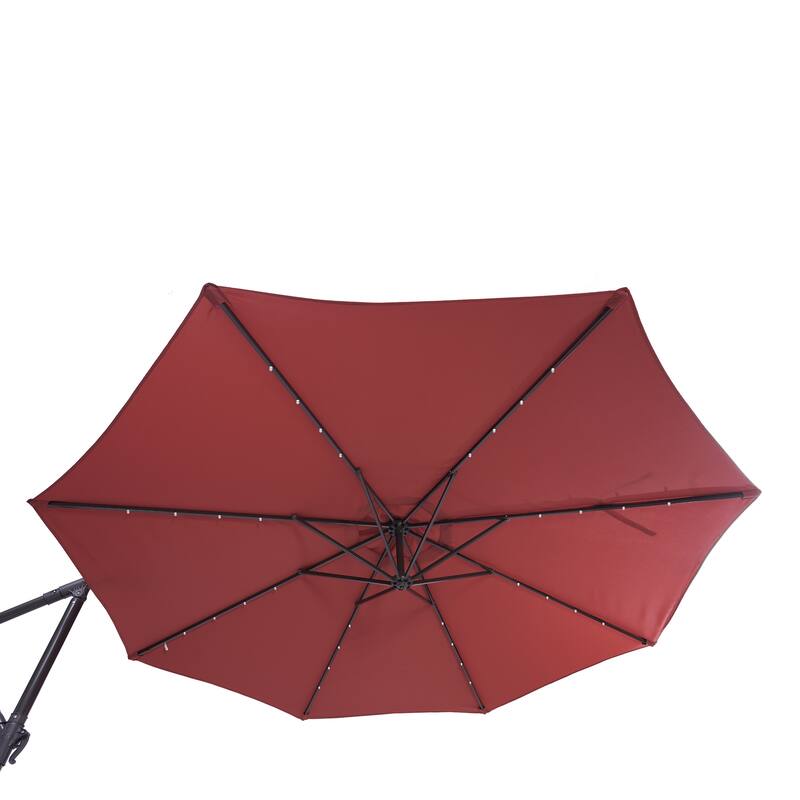 10 FT Solar LED Patio Outdoor Umbrella Bed Bath & Beyond 37744761