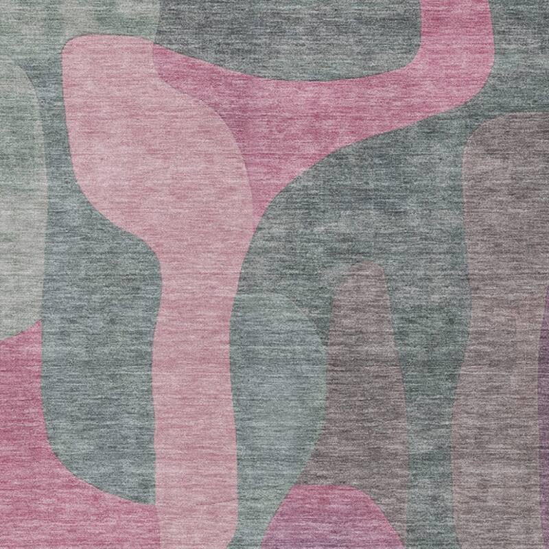 HomeRoots Abstract Transitional Rectangle Outdoor Rug