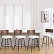 preview thumbnail 27 of 136, 26"/29" Faux Leather Swivel Counter/Bar Stools Set of 2/3