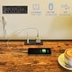 preview thumbnail 6 of 7, HOMCOM Loft Bed Twin Size with Desk, LED Lights, Charging Station, Twin Size Metal Loft Bed Frame