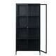 preview thumbnail 19 of 25, Rye Studio Cairyn Modern Glass and Metal Cabinet