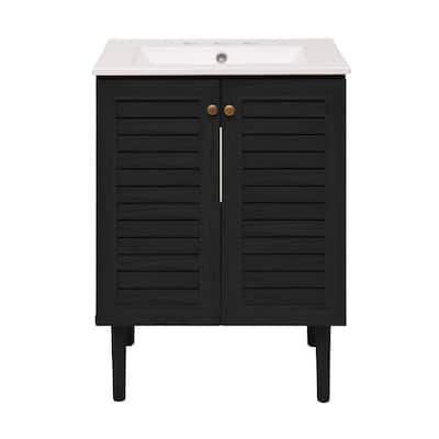 Swiss Madison SM-BV6201-3W Bron 24" Free Standing Single Basin Vanity