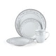 preview thumbnail 3 of 6, Fitz and Floyd Platinum Vine 32-Piece Dinnerware Set, Service for 8