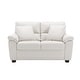 preview thumbnail 9 of 52, Morden Fort Upholstered Living Room Set chair , Loveseat,2 Pieces, Faux Leather