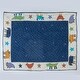 preview thumbnail 1 of 3, Animal King, Cotton, Baby Quilt Multicolored