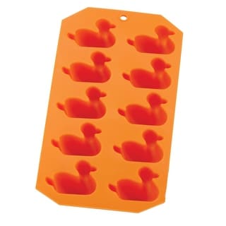 Red HIC Silicone Big Block Silicone Cocktail Ice Cube Mold Tray 