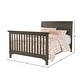 preview thumbnail 3 of 2, Taylor 57" Wide Farmhouse Convertible Crib, Dusk Gray