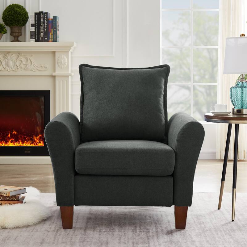 Modern Accent Chair Comfy Upholstered Armchair for Living Room