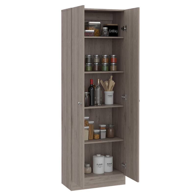 Storage Cabinet Pipestone, Double Door, White Finish,High quality and durable