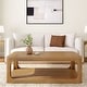 preview thumbnail 5 of 13, Forma Rectangular Coffee Table with Shelf - 54 inches - 54"