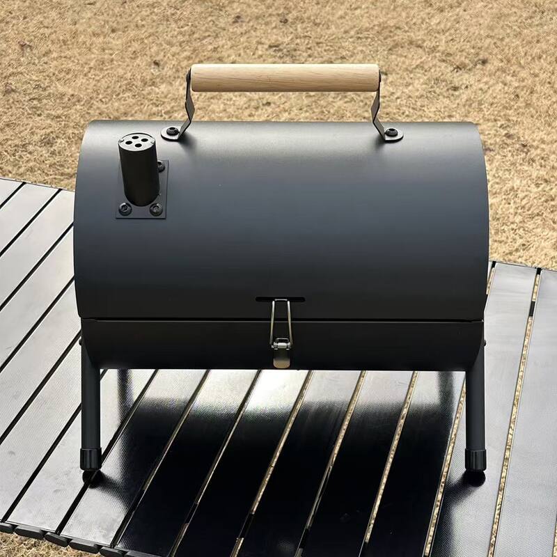 Portable Charcoal Grill Small Tabletop Barbecue Grill with Extra Thick Steel, for Outdoor Camping Backyard Party BBQ Cooking