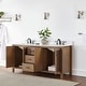 preview thumbnail 84 of 177, Altair Hadiya Bathroom Vanity with Composite Stone Countertop without Mirror