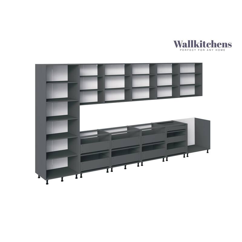 Kitchen Celestial Collection Gray Color Base Size 15Ft Wide - 182x24