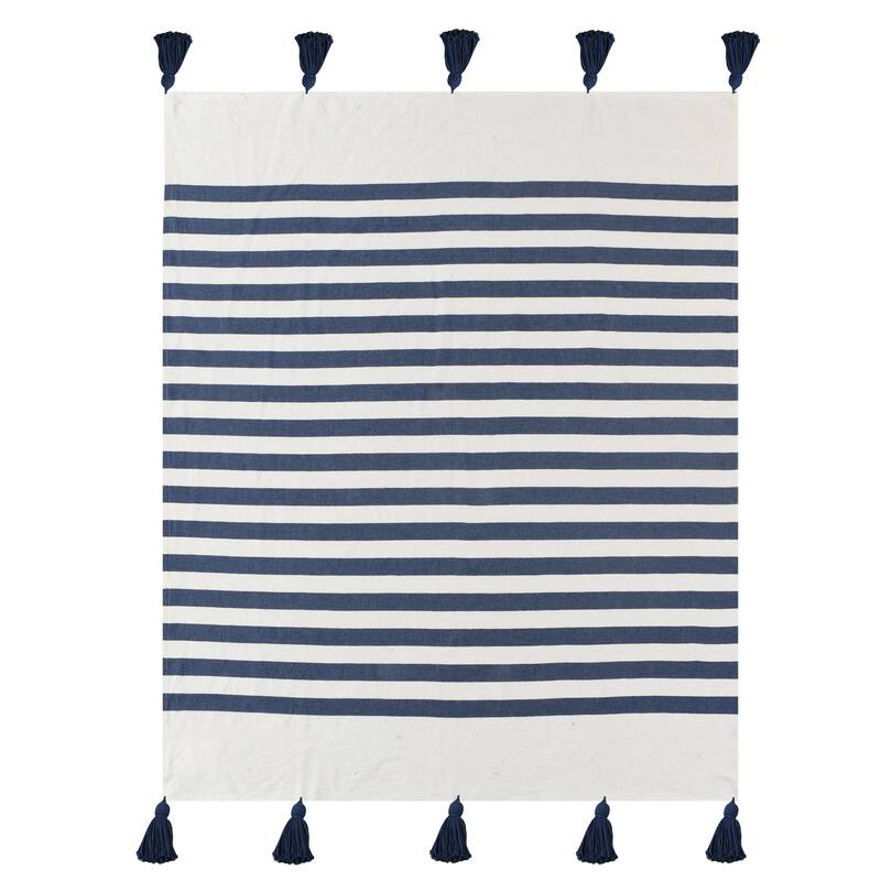 Sevita Hand-Woven Cotton Standard Size Throw Blanket
