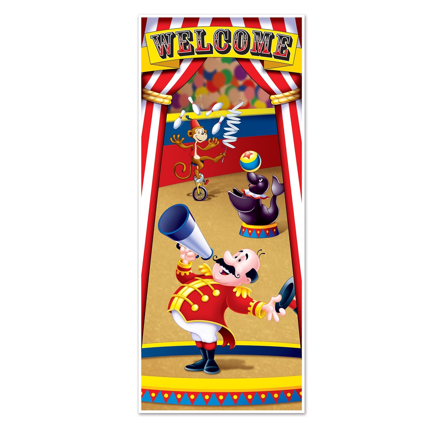 Shop Club Pack Of 12 Decorative Ringmaster Circus Tent Door Covers
