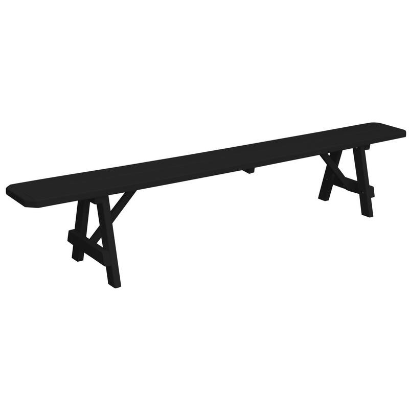 Pine 8' Traditional Bench
