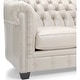 preview thumbnail 21 of 27, Hancock Tufted Top Grain Italian Leather Chesterfield Sofa - 31" H x 86" W x 40" D