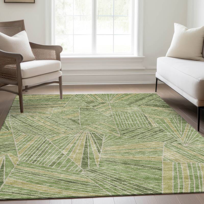 Premium Washable Super Soft Modern Mosaic Mayfield Rug