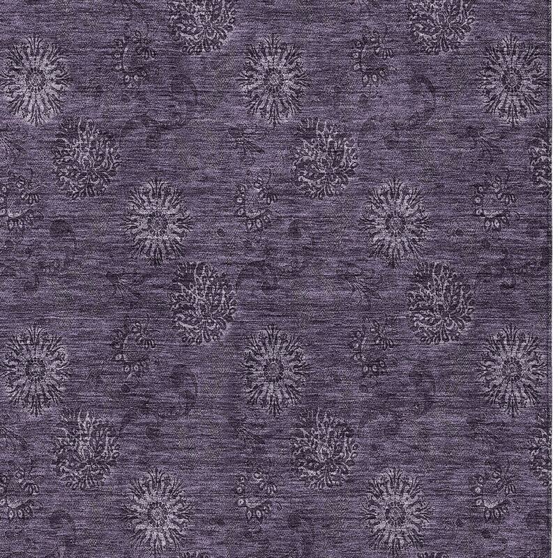 HomeRoots Floral Transitional Rectangle Outdoor Rug