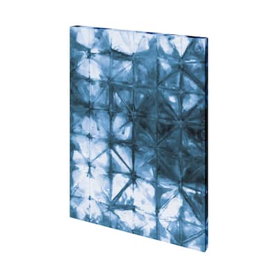 Kanari IV Indigo (28 x 42) Canvas Art Print