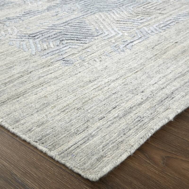 Tudu Distressed Abstract Modern Woven Durable Area Rug By HomeRoots - 4' x 6'